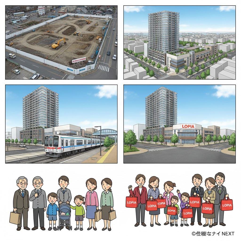 旧イトーヨーカドー跡地再開発イメージ