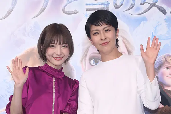 神田沙也加と松たか子