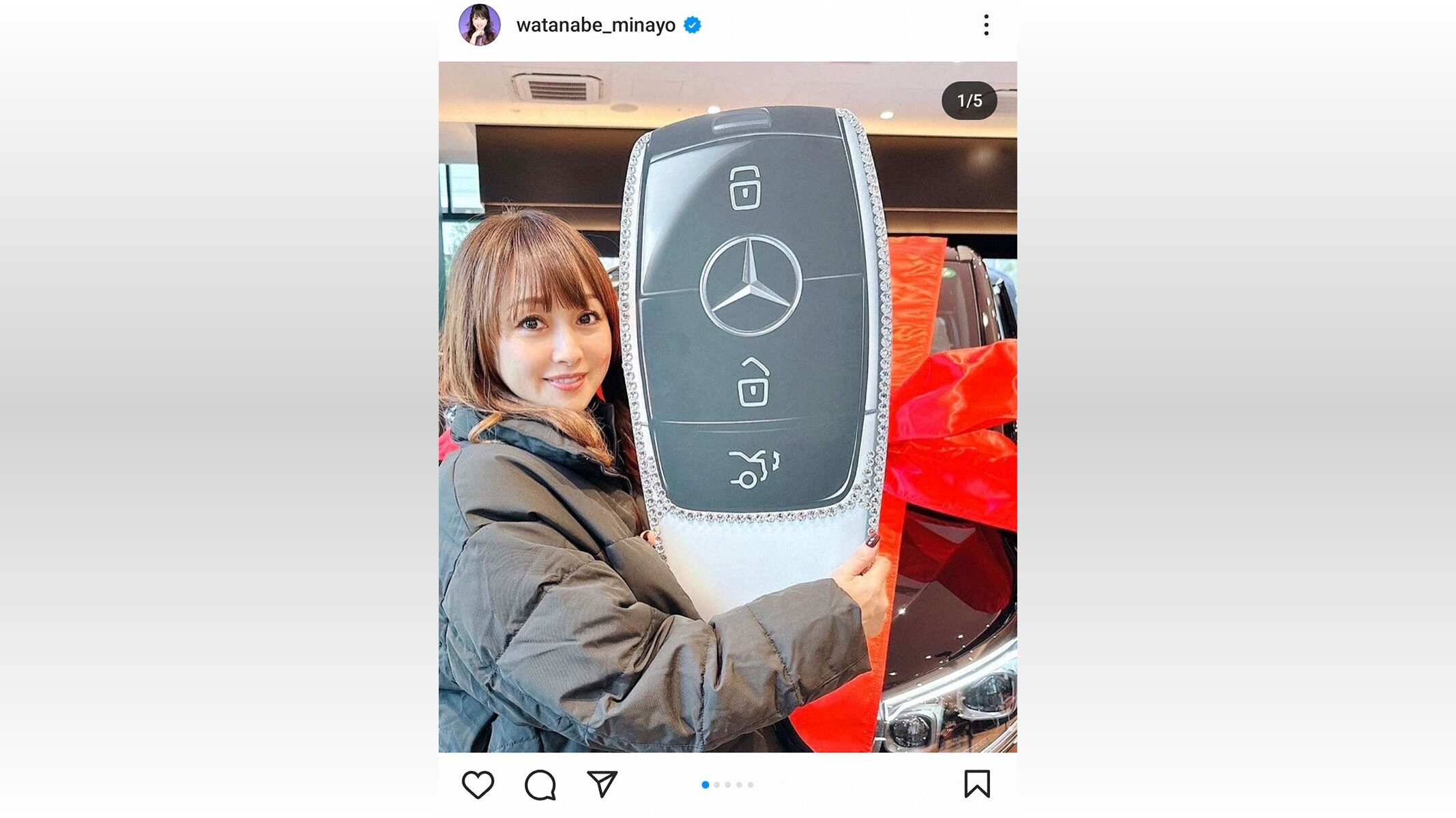 渡辺美奈代が購入した新車の詳細と魅力