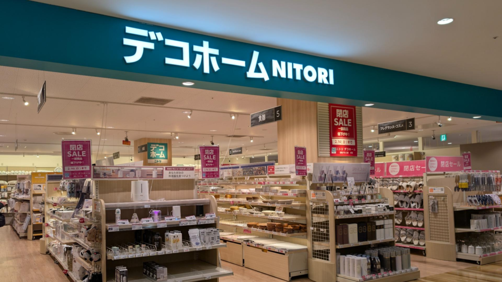 ニトリ デコホーム店内の様子