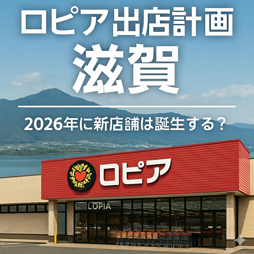 ロピア 出店計画 滋賀2026年に新店舗をイメージした画像。