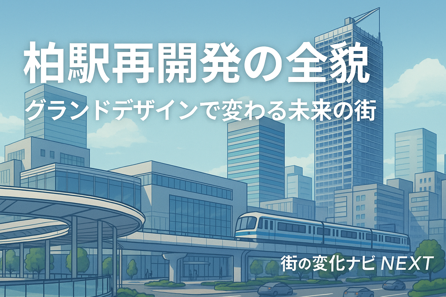 【柏駅のグランドデザインとは？】再開発で生まれ変わる東口・西口の未来像と街の変化を徹底解説！