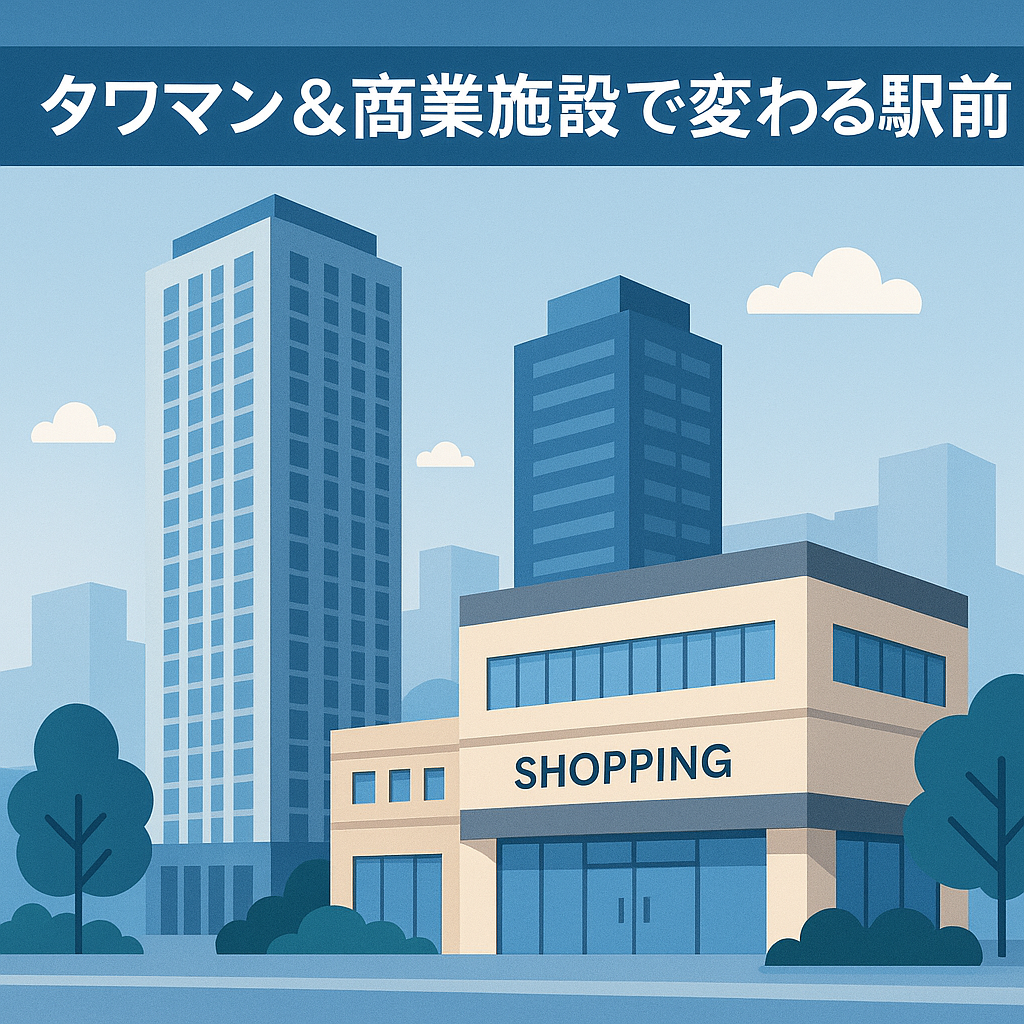 タワマン&商業施設で変わる駅前