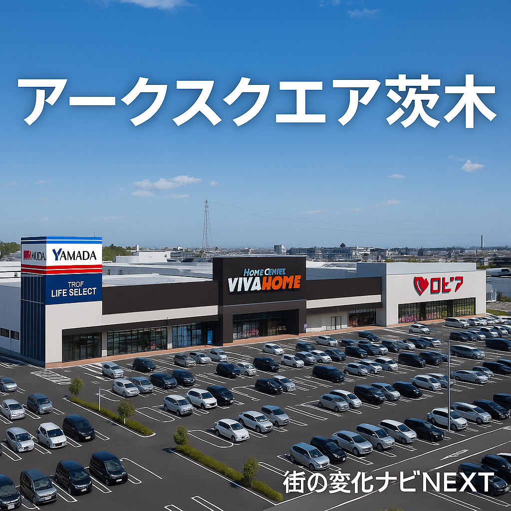 【アークスクエア茨木】ヤマダ＋ビバホーム＋ロピアが集結！2024年5月オープンの注目大型商業施設を完全解説