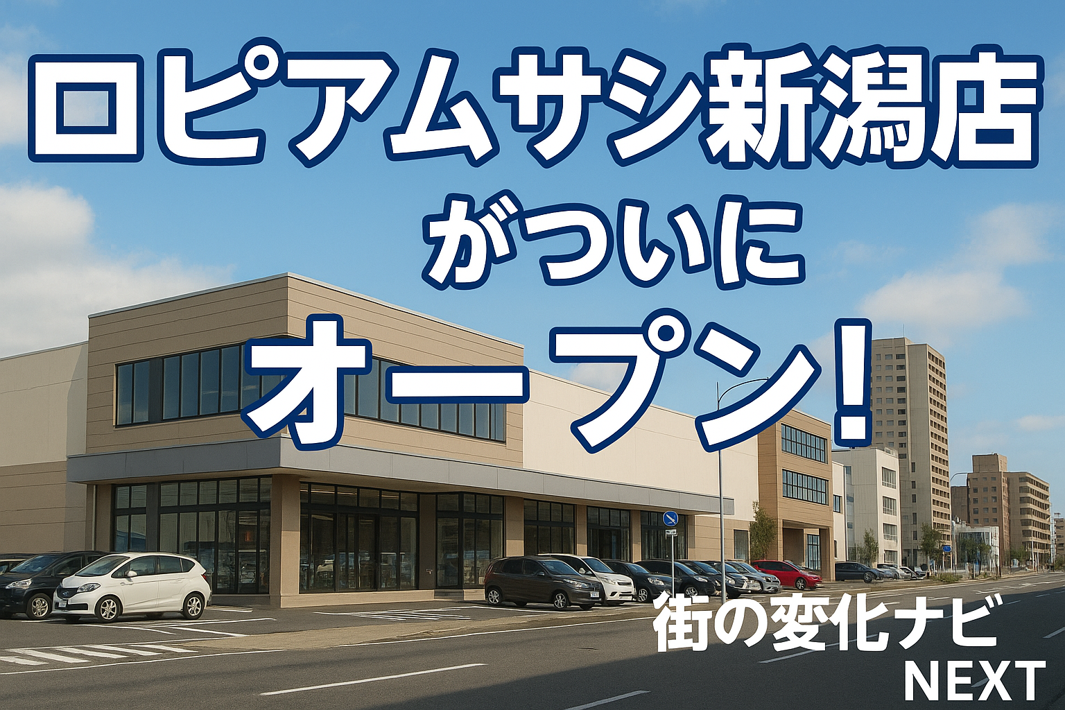 【ロピアムサシ新潟店が2025年5月23日オープン】新潟初上陸で“食のテーマパーク”が話題に