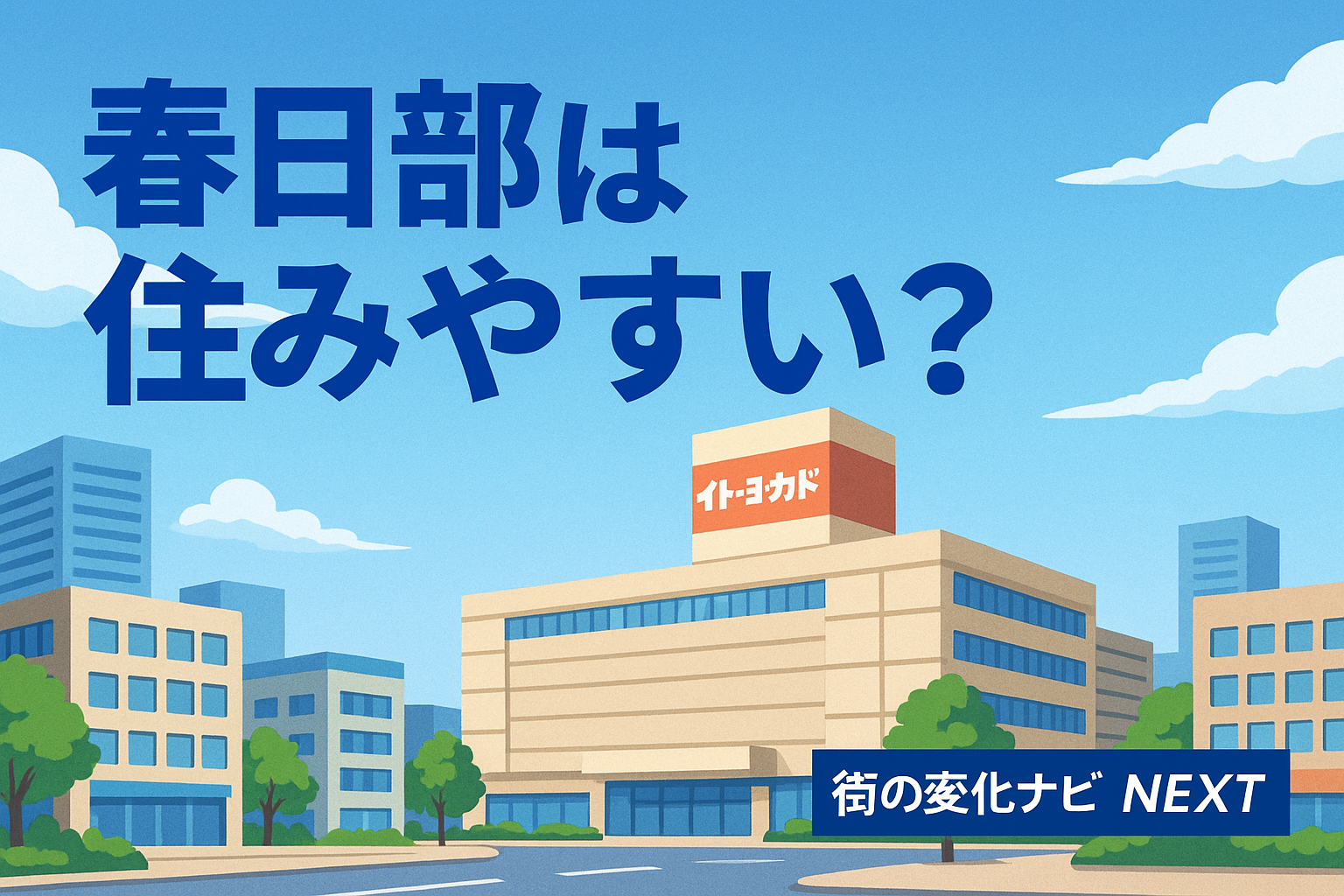 【春日部は住みやすい？】ヨーカドー跡地の再開発と街の変化から見る暮らしやすさを徹底解説！