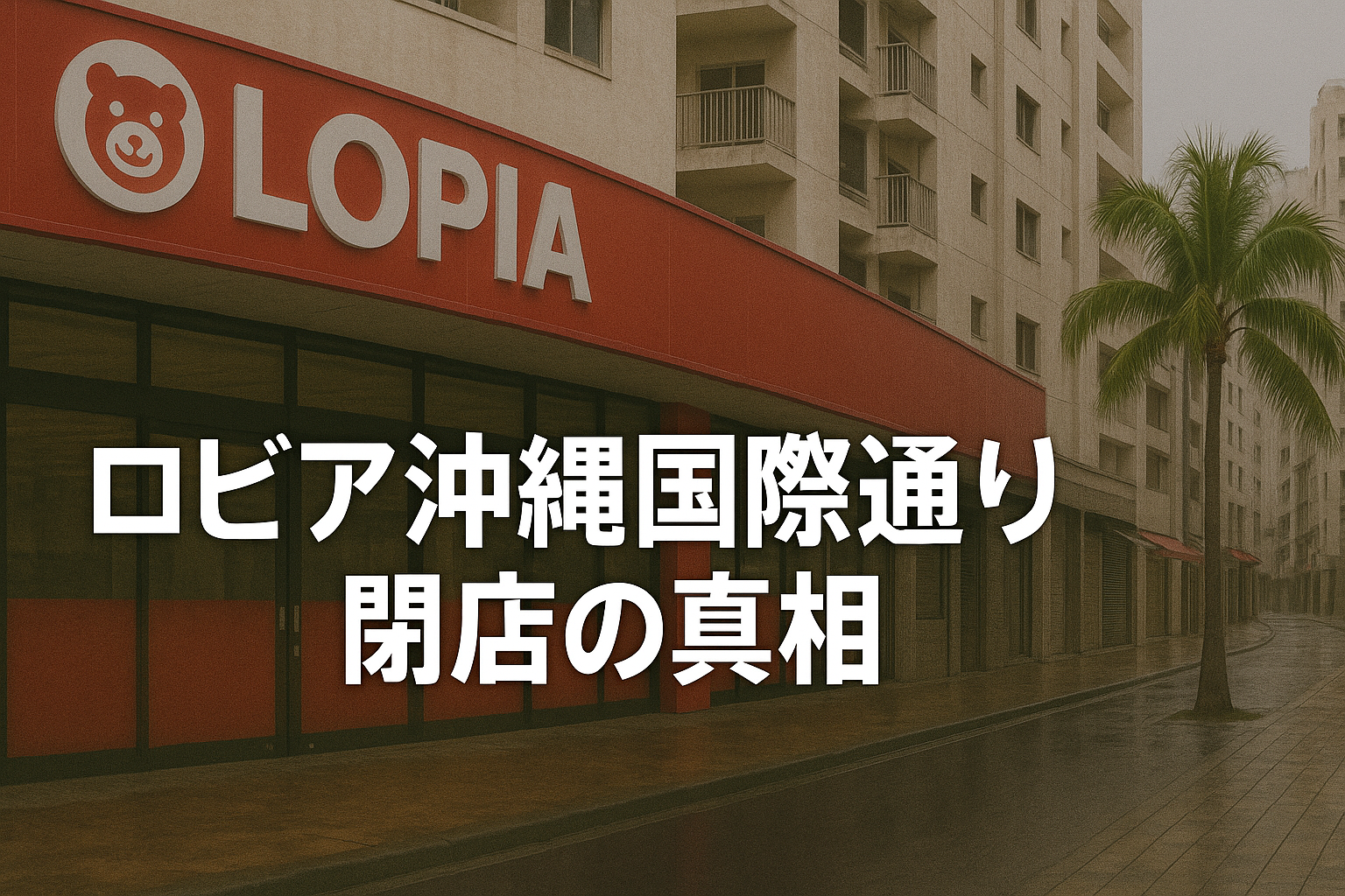 ロピア沖縄国際通り店 閉店の真相：地元「ユニオンスカラ」が継承する沖縄の食卓と新たな挑戦