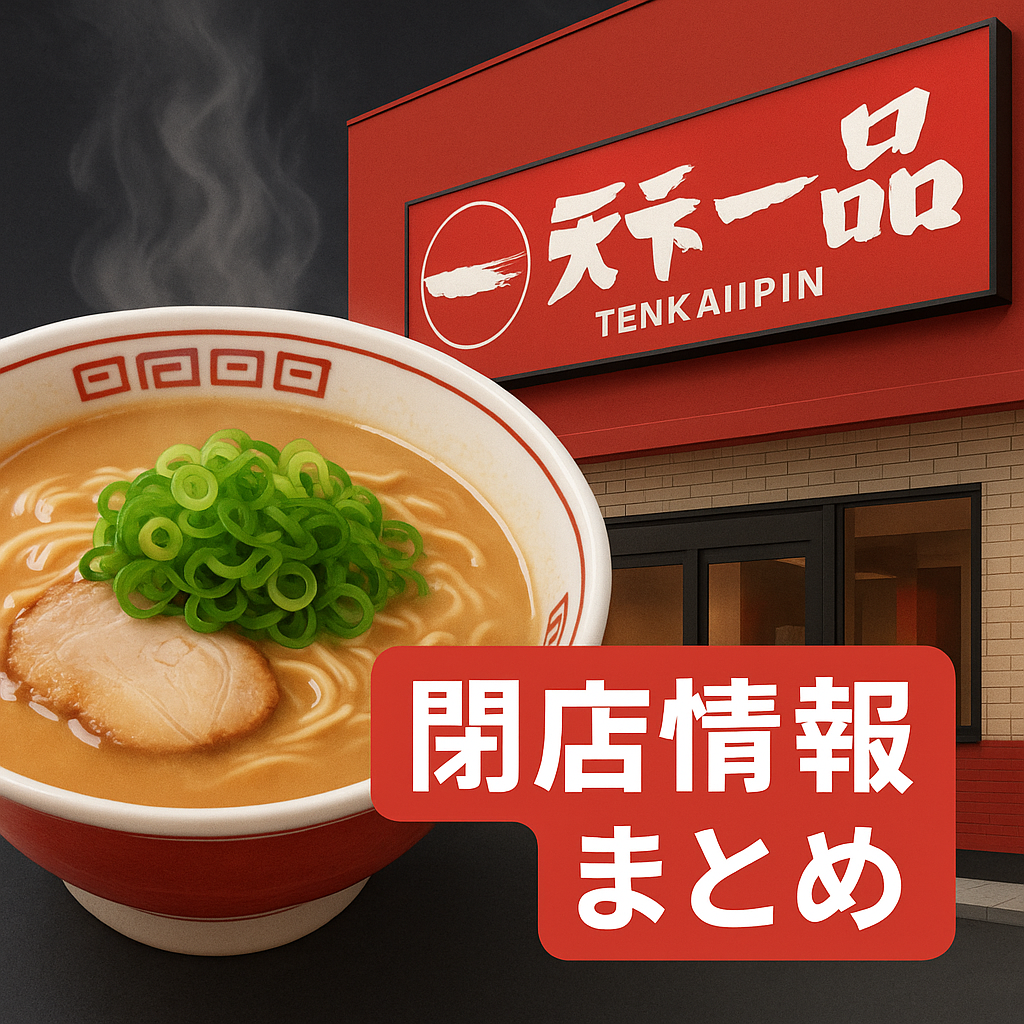 天下一品 閉店情報 最新まとめ｜閉店予定・理由・代替店を徹底解説