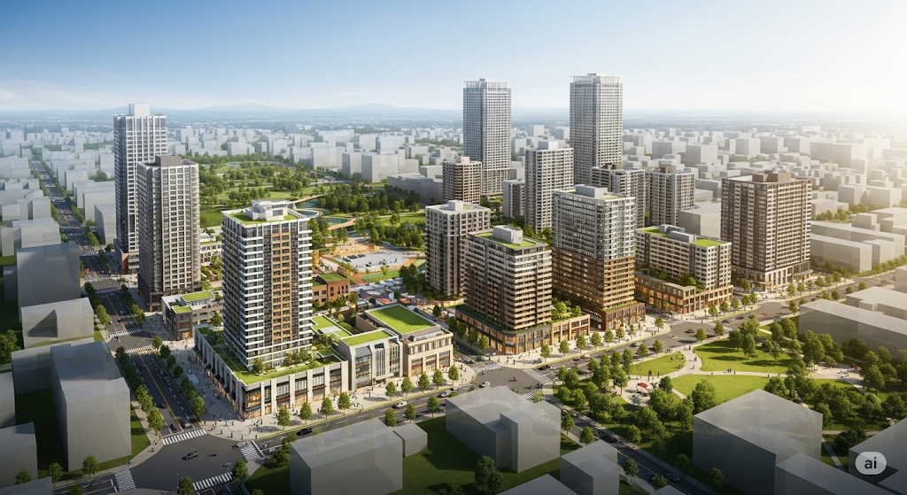 札幌市もみじ台の再開発イメージ画像