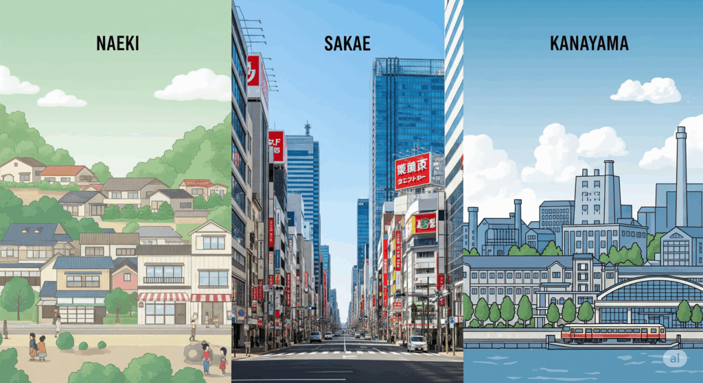 周辺エリアとの比較｜名駅・栄・金山どこが住みやすい？