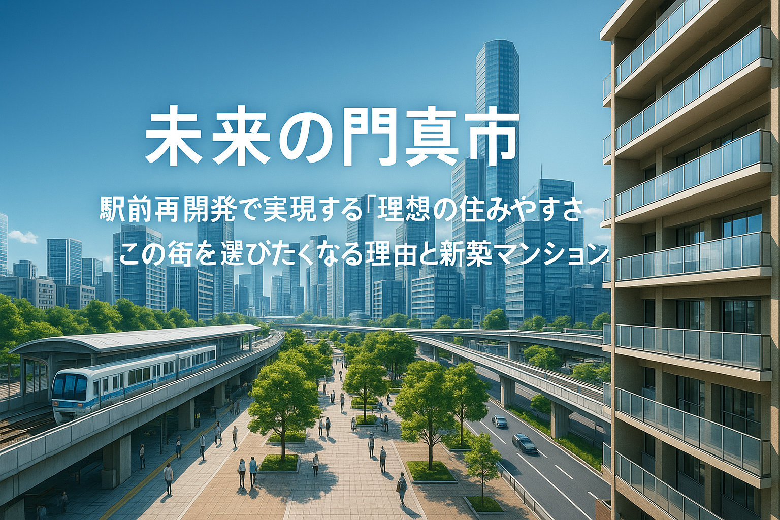 【未来の門真市】駅前再開発で実現する「理想の住みやすさ」とは？この街を選びたくなる理由と新築マンション