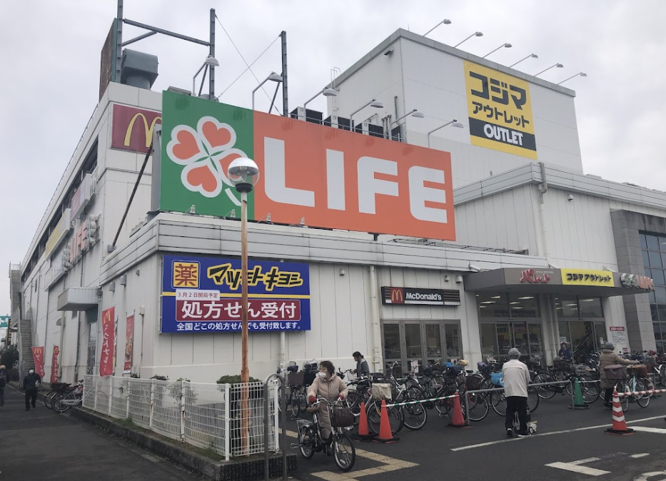 コジマアウトレット堺の跡地は、〒590-0821 大阪府堺市堺区大仙西町6丁184−1