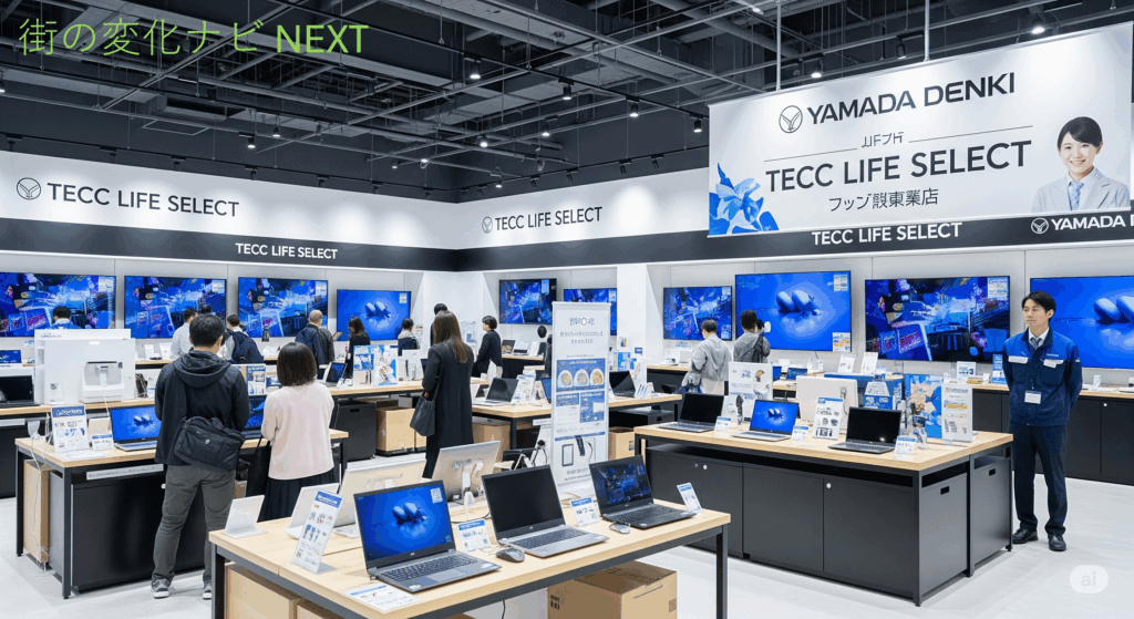 ヤマダデンキ新業態店舗「Tecc LIFE SELECT横浜本店」