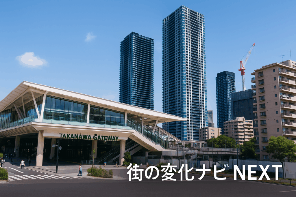 高輪ゲートウェイ駅とは？再開発の全貌と跡地の変化