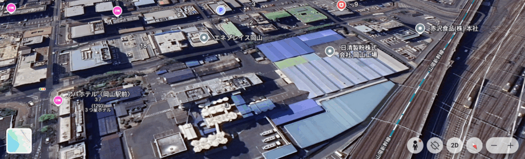 日清製粉岡山工場