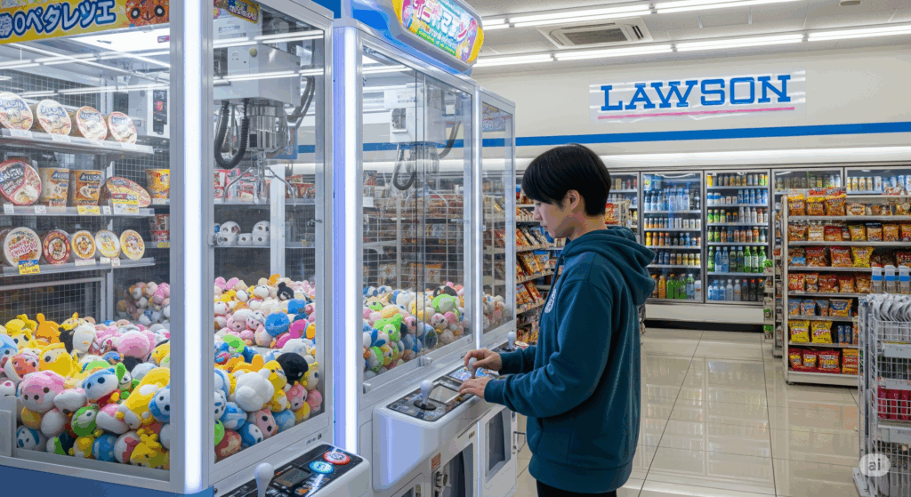 ローソン店内に設置してあるクレーンゲームをイメージした画像