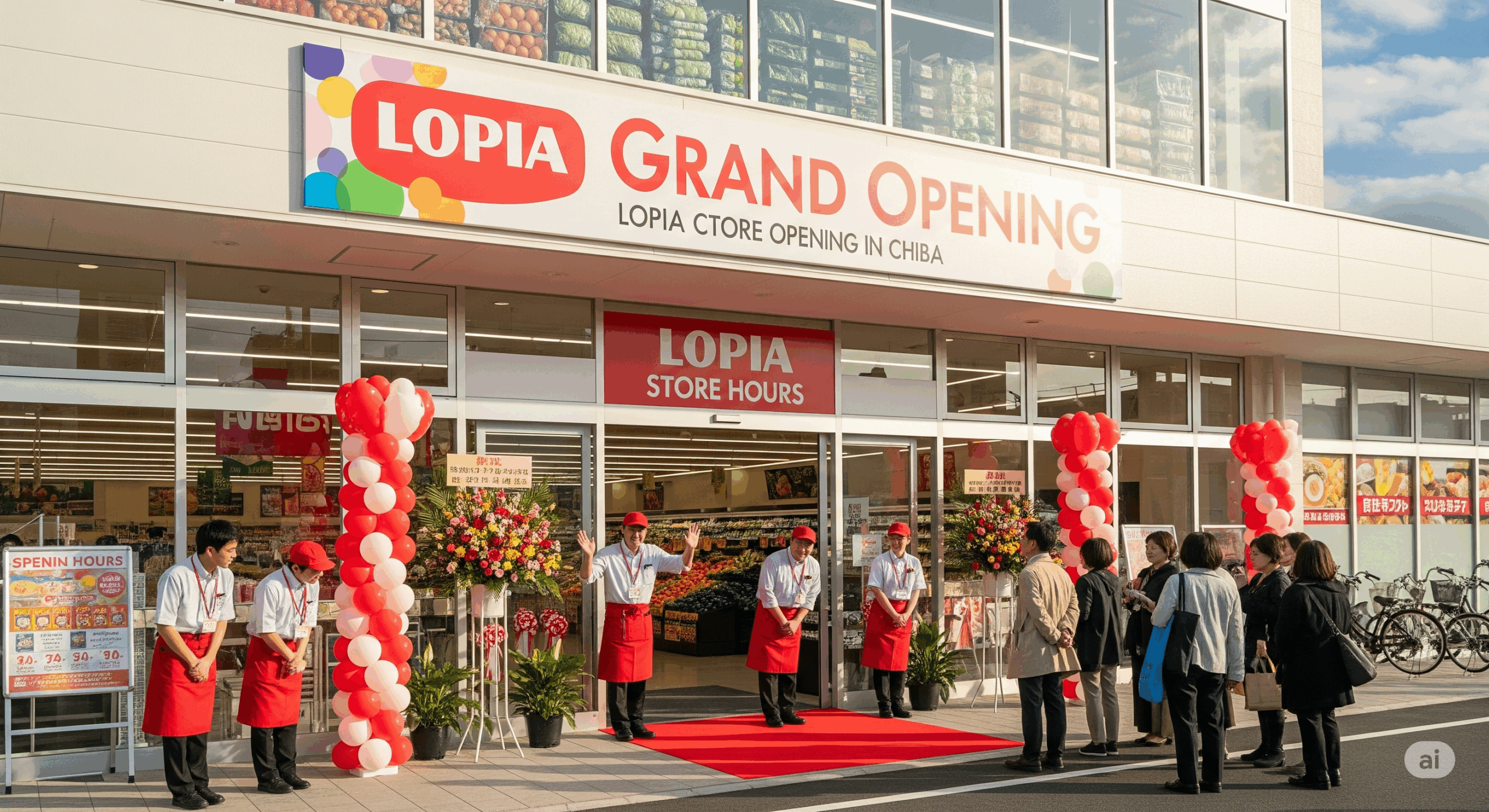 名古屋市港区「ロピア茶屋新田店」出店計画の全貌をイメージした画像