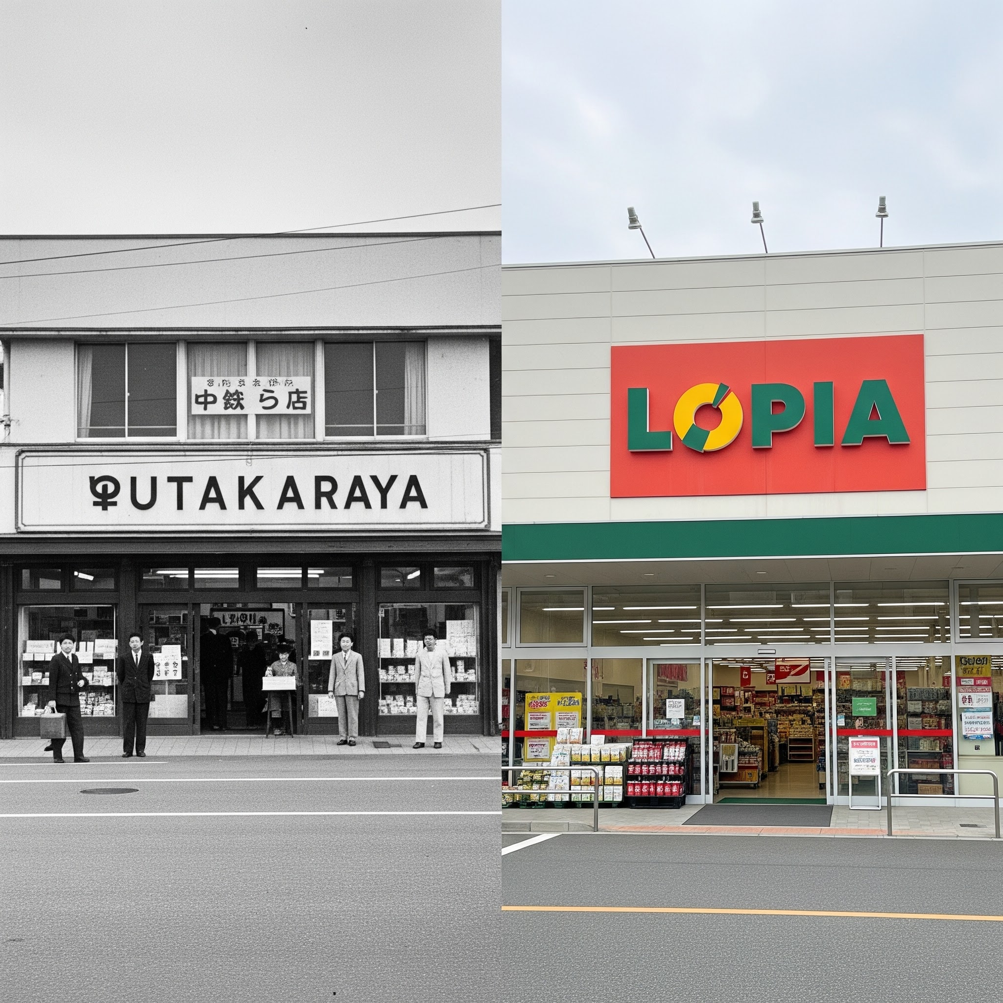 「ユータカラヤ」って「ロピア」と違うの？ "元祖ロピア"の歴史をイメージした画像