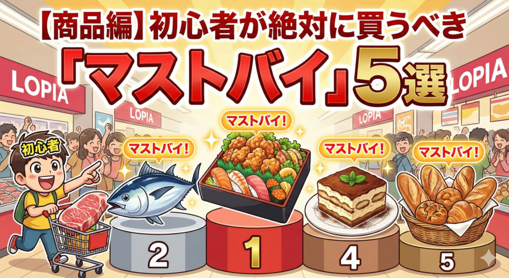 商品編 初心者が絶対に買うべきマストバイ5選をイメージした画像