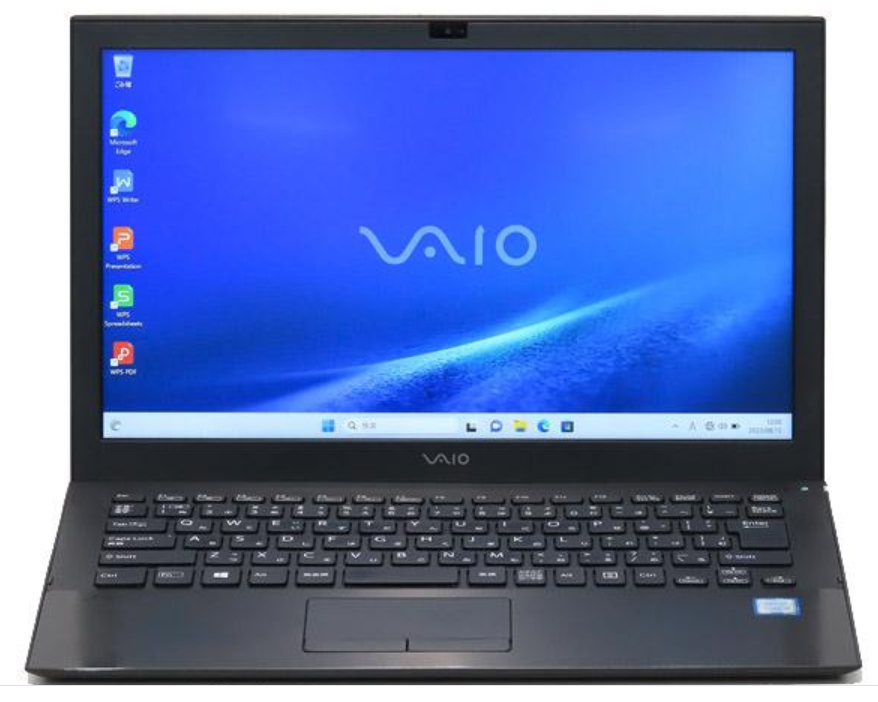 メーカー: SONY
型番: VAIO Pro PB VJPB11C11N
CPU: 第6世代 Intel Core i5-6200U 2.3GHz-2.8GHz (2コア4スレッド)
メモリー: 8GB
SSD/HDD: SSD:256GB
光学ドライブ: なし
ビデオ: Intel HD Graphics
OS: Windows11 Pro 64bit (クリーンインストール)された本体画像
