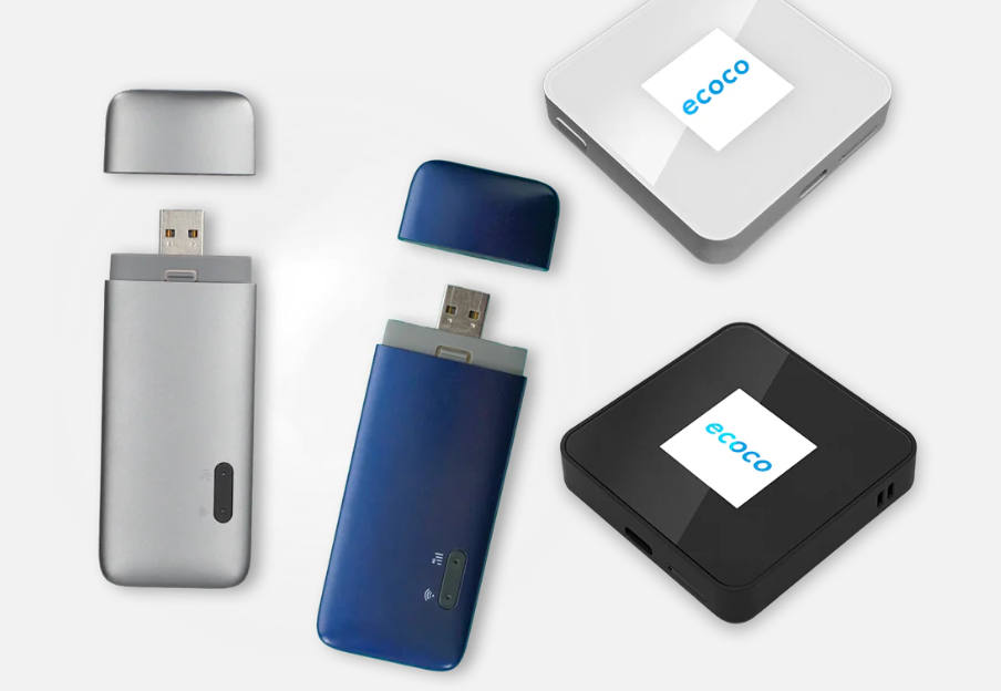 車で使えるUSBスティックWi-Fi「ecoco」とは？契約不要・月額なしでドライブやノマドワークに使える理由を解説するアイキャッチ画像